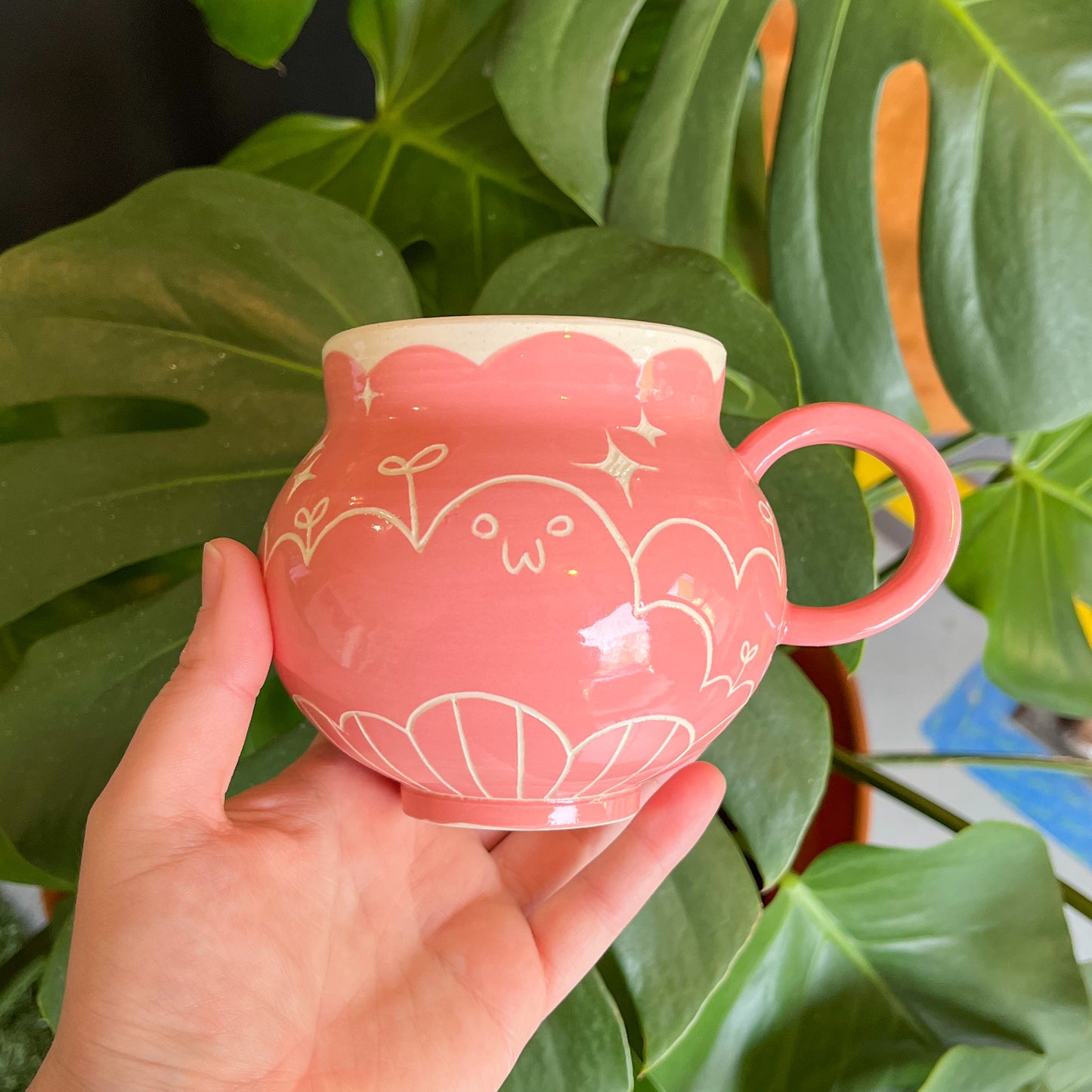 Pink Gooby Mug