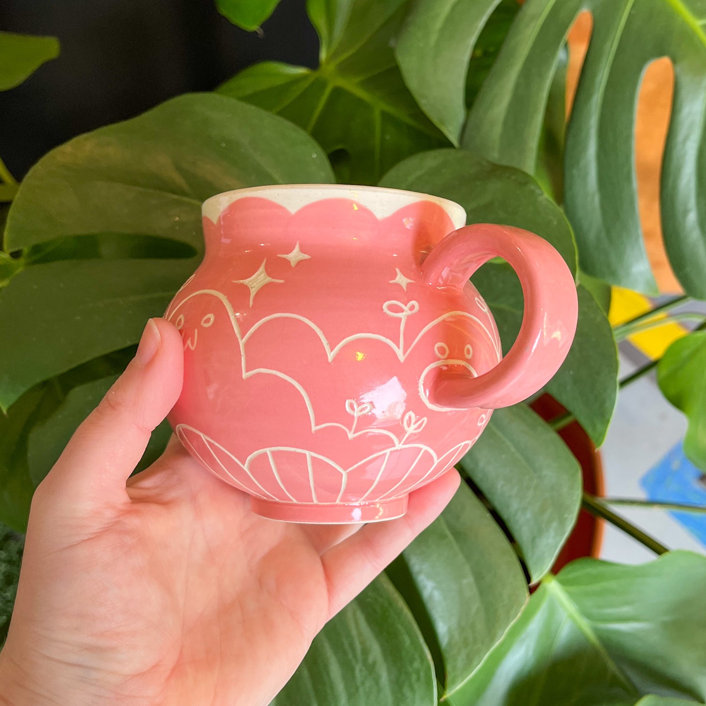 Pink Gooby Mug