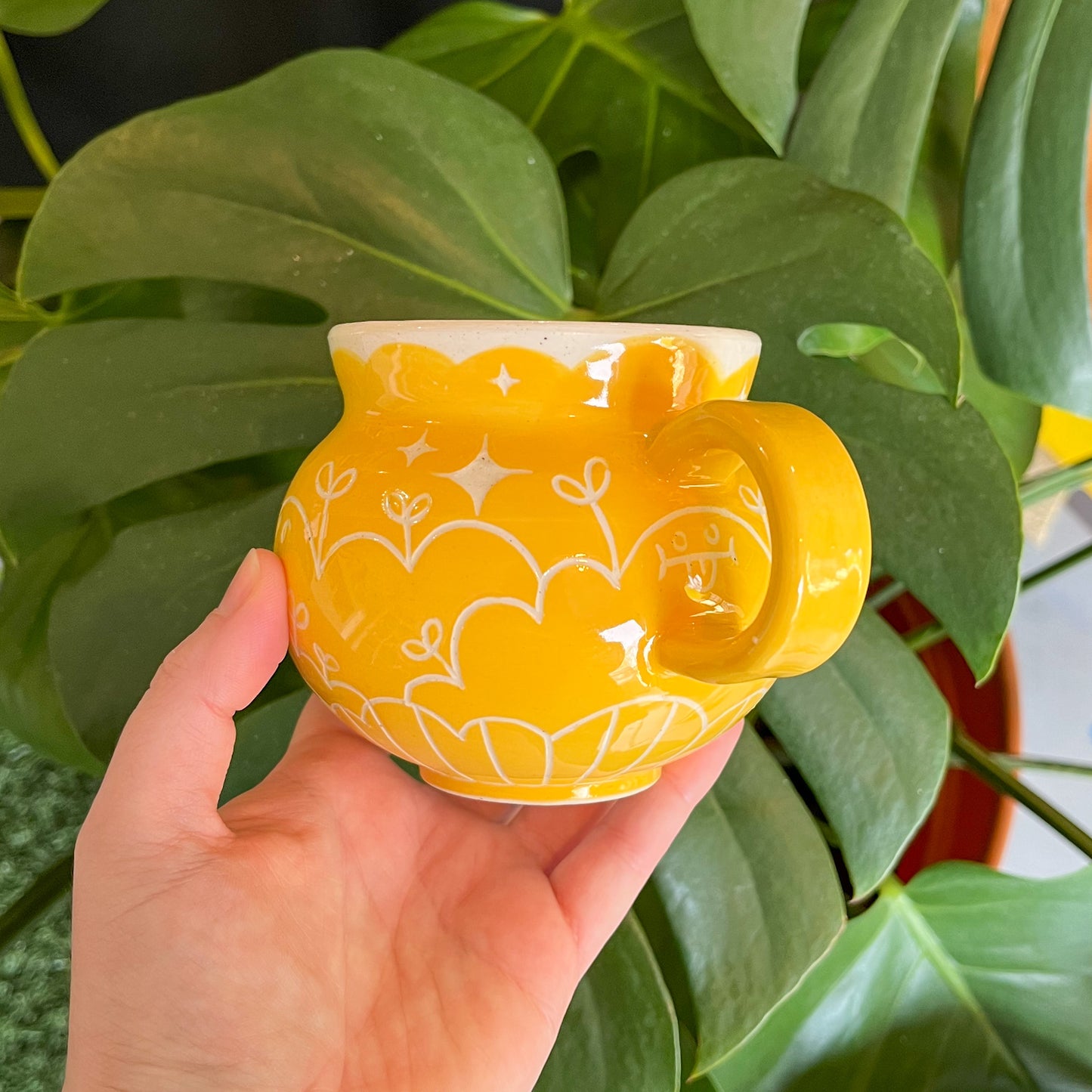 Yellow Gooby Mug