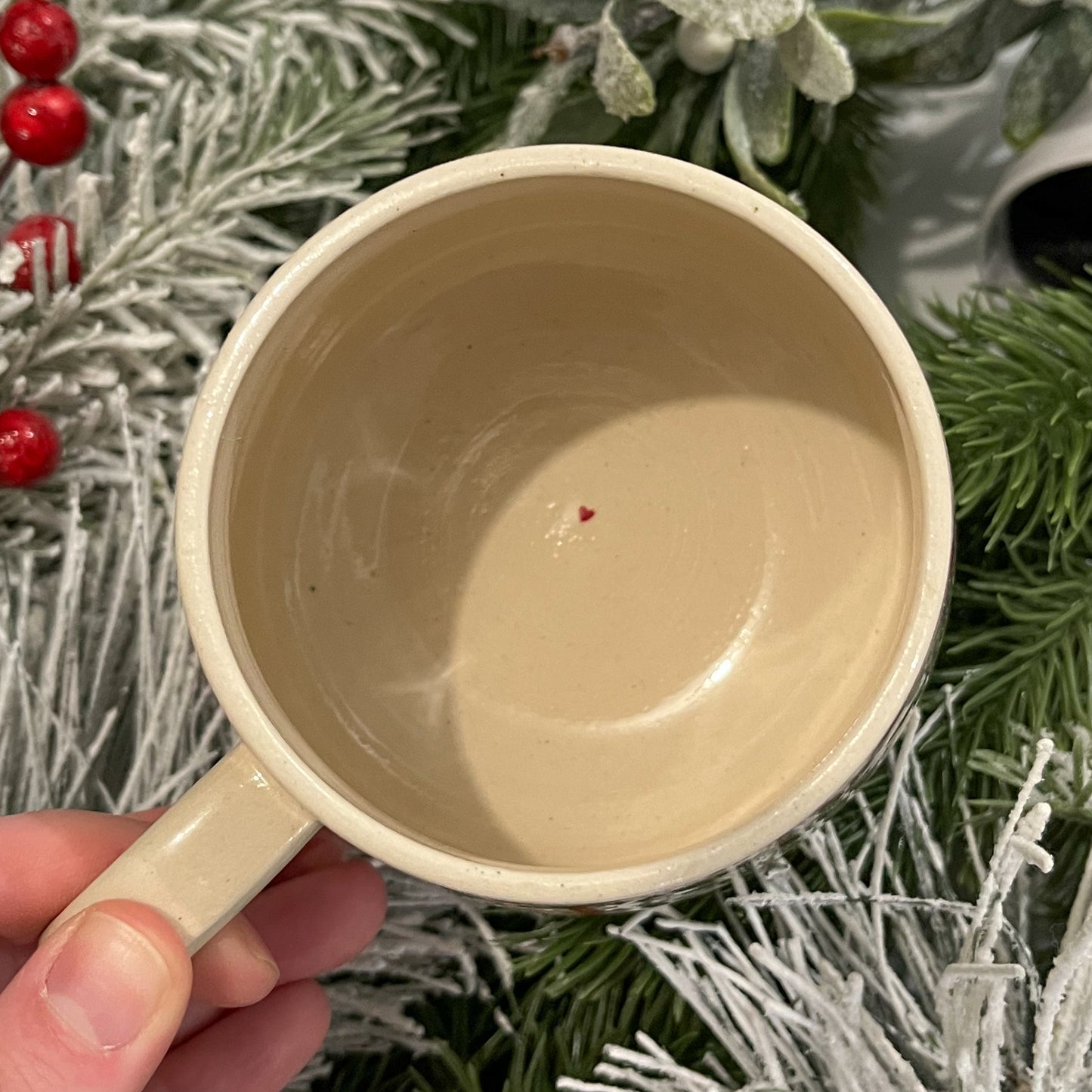 Red Mistletoe Mug