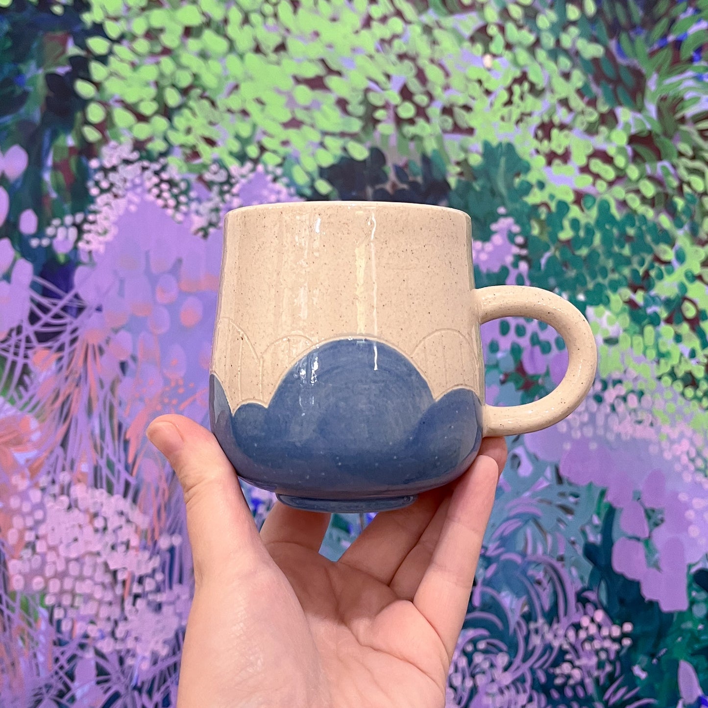 Blue Bottom Mug A