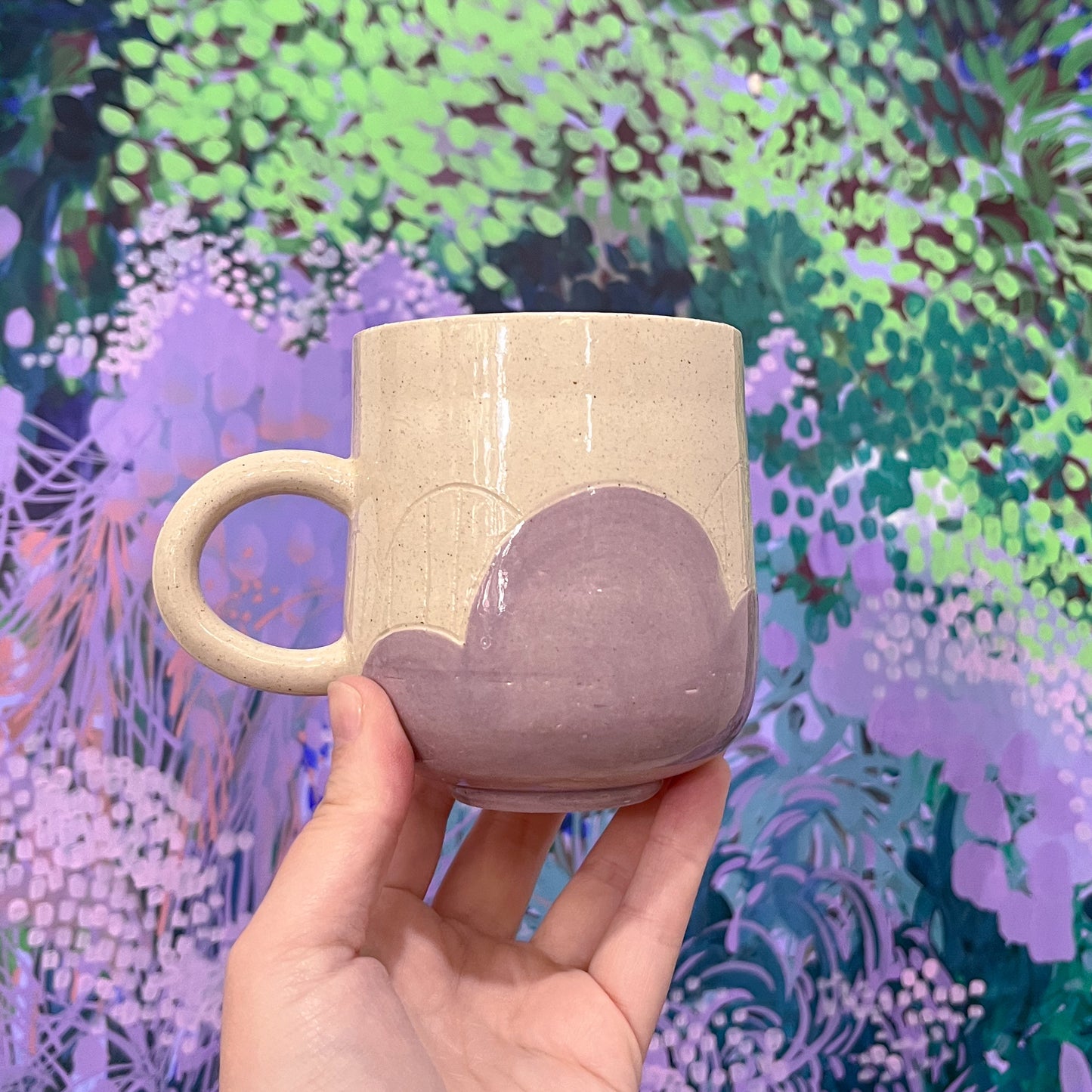 Purple Bottom Mug A