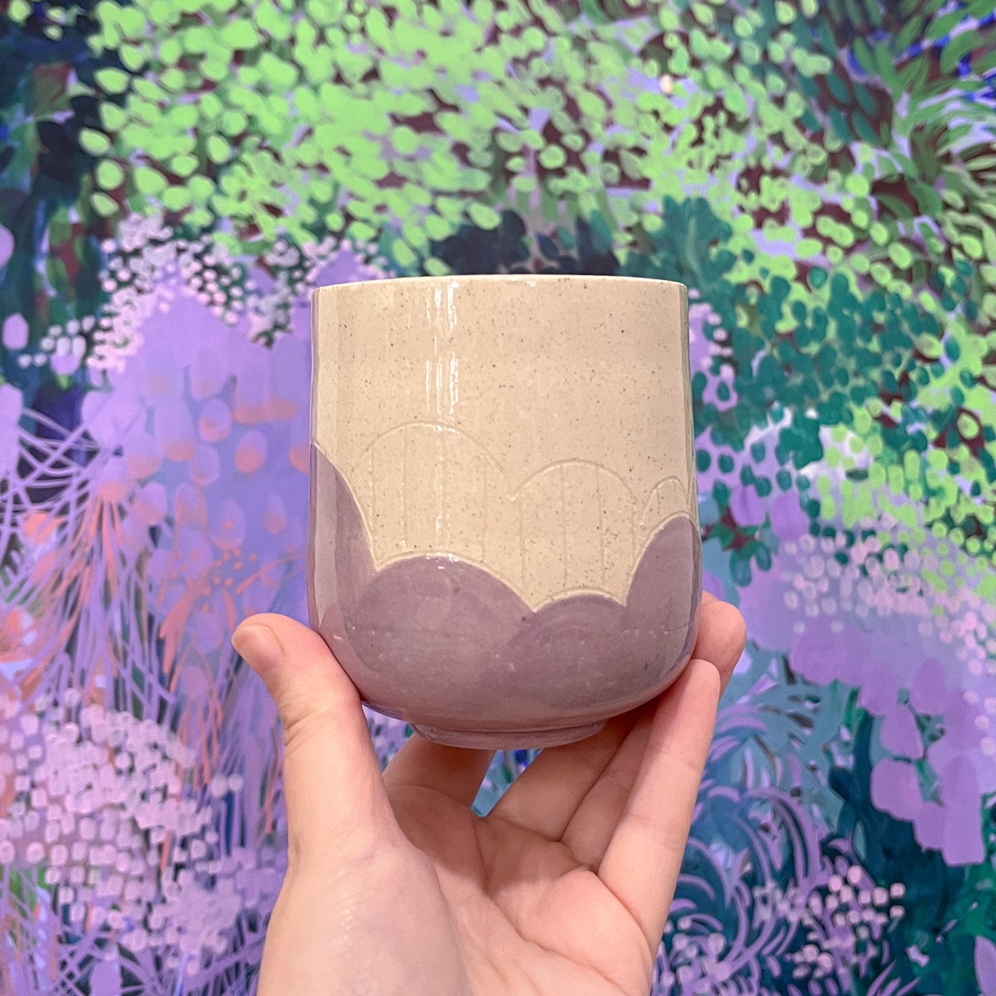 Purple Bottom Mug A