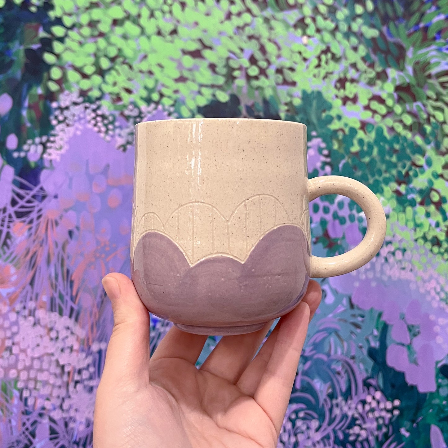 Purple Bottom Mug A