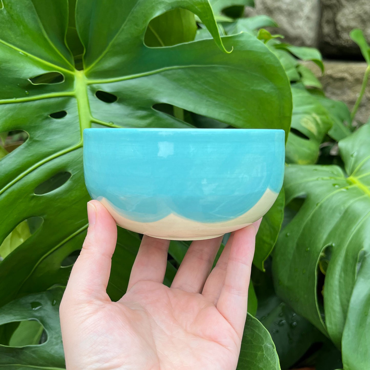 Blue Snack Bowl