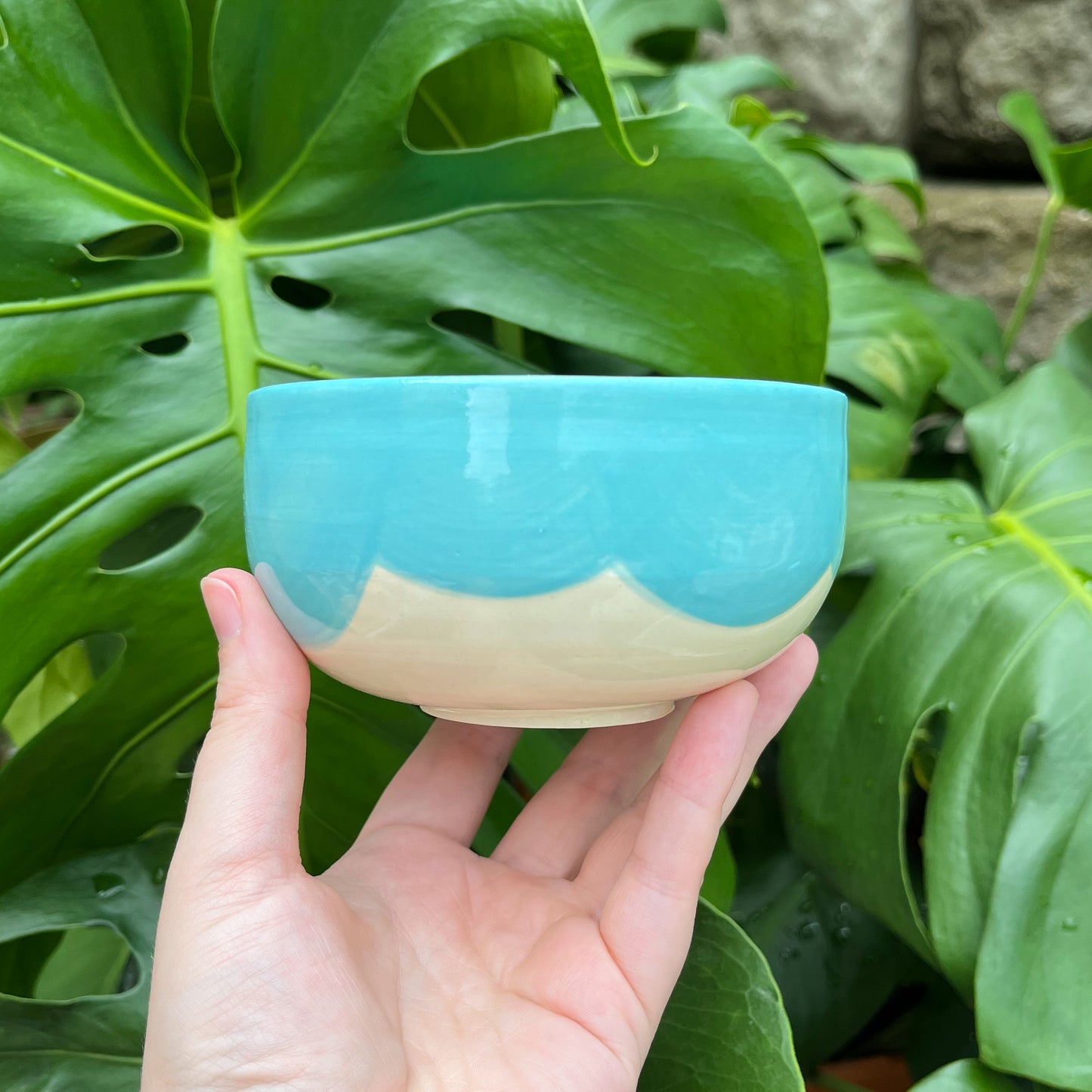 Blue Snack Bowl