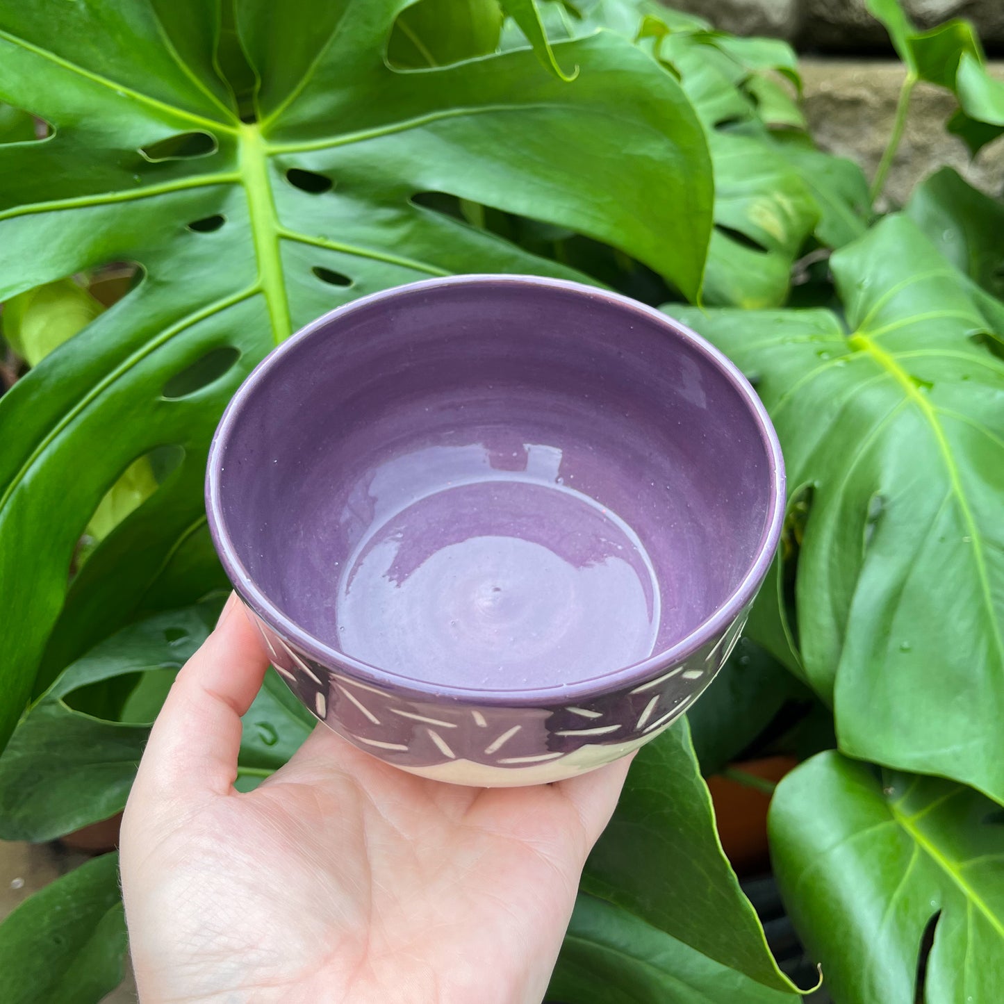 Purple Sprinkle Bowl