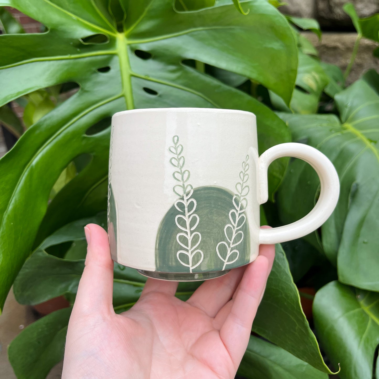 Green Fern Mug
