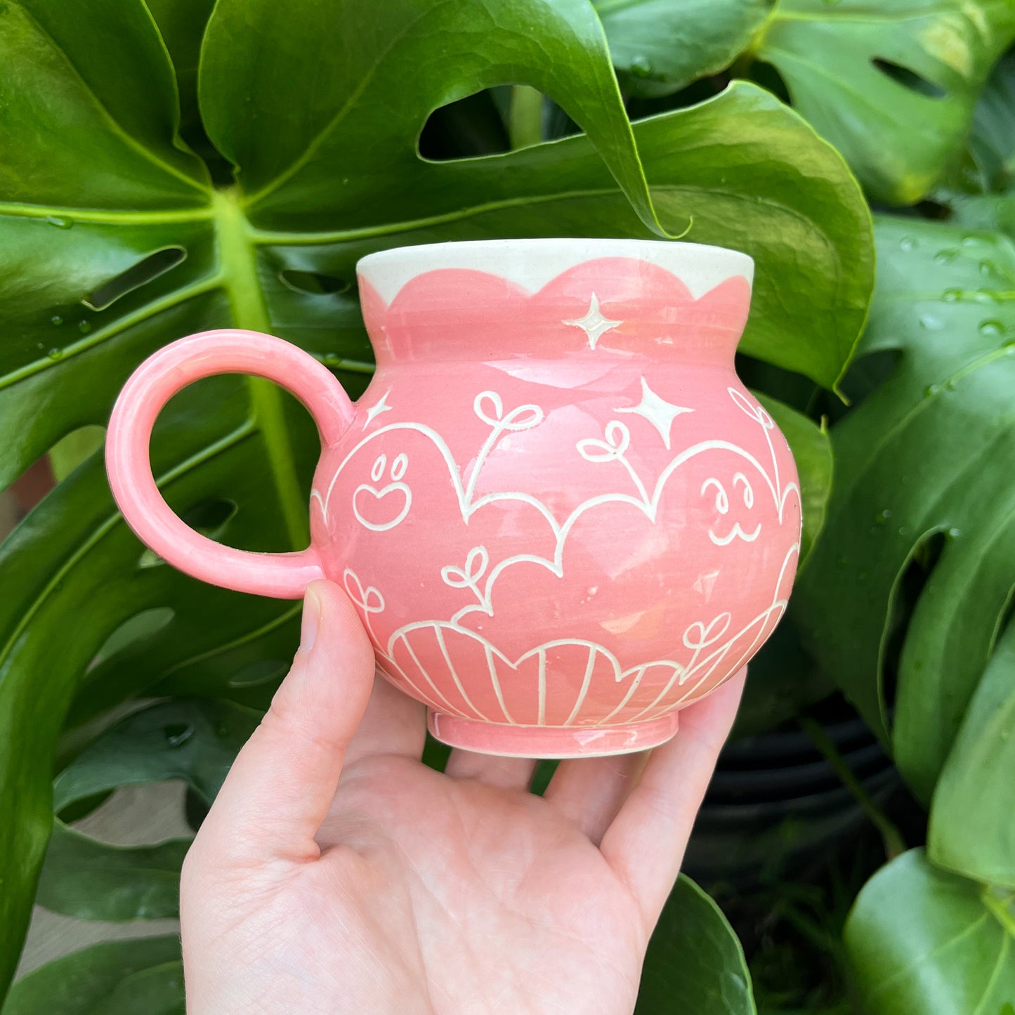 Pink Gooby Mug