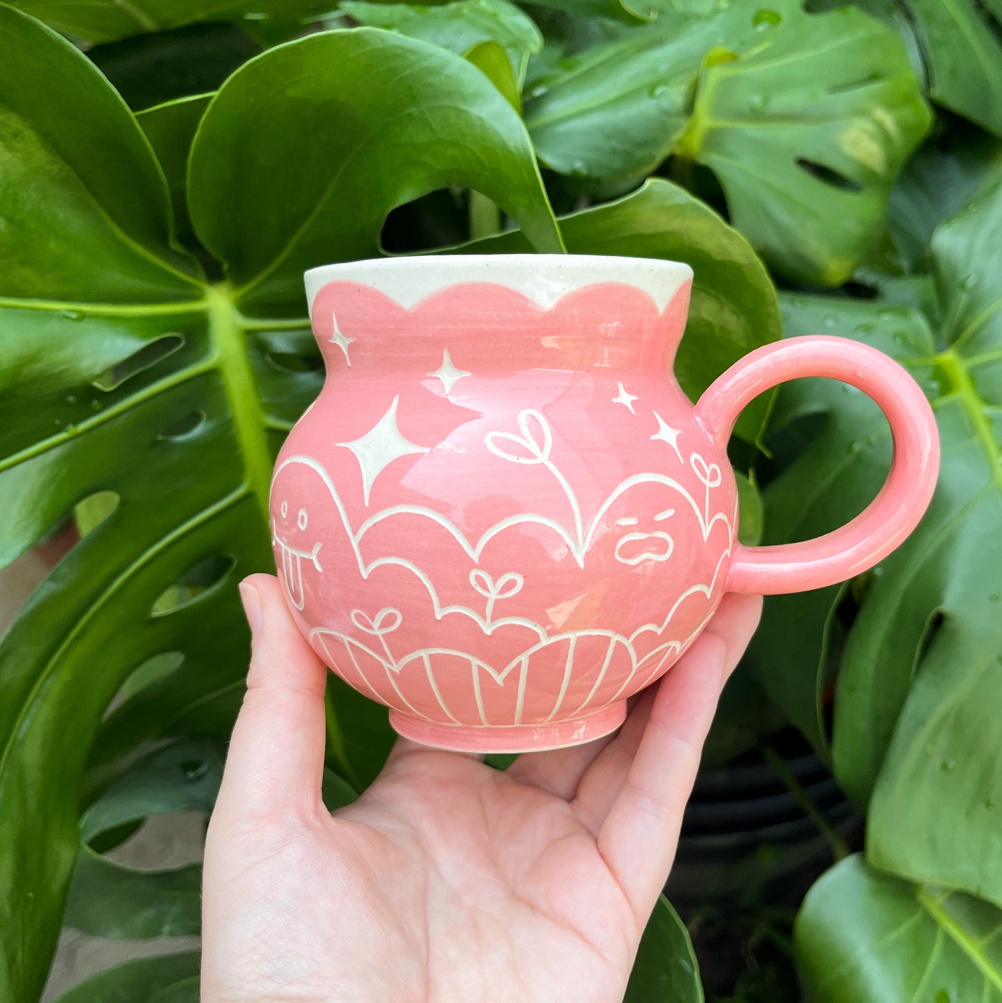 Pink Gooby Mug