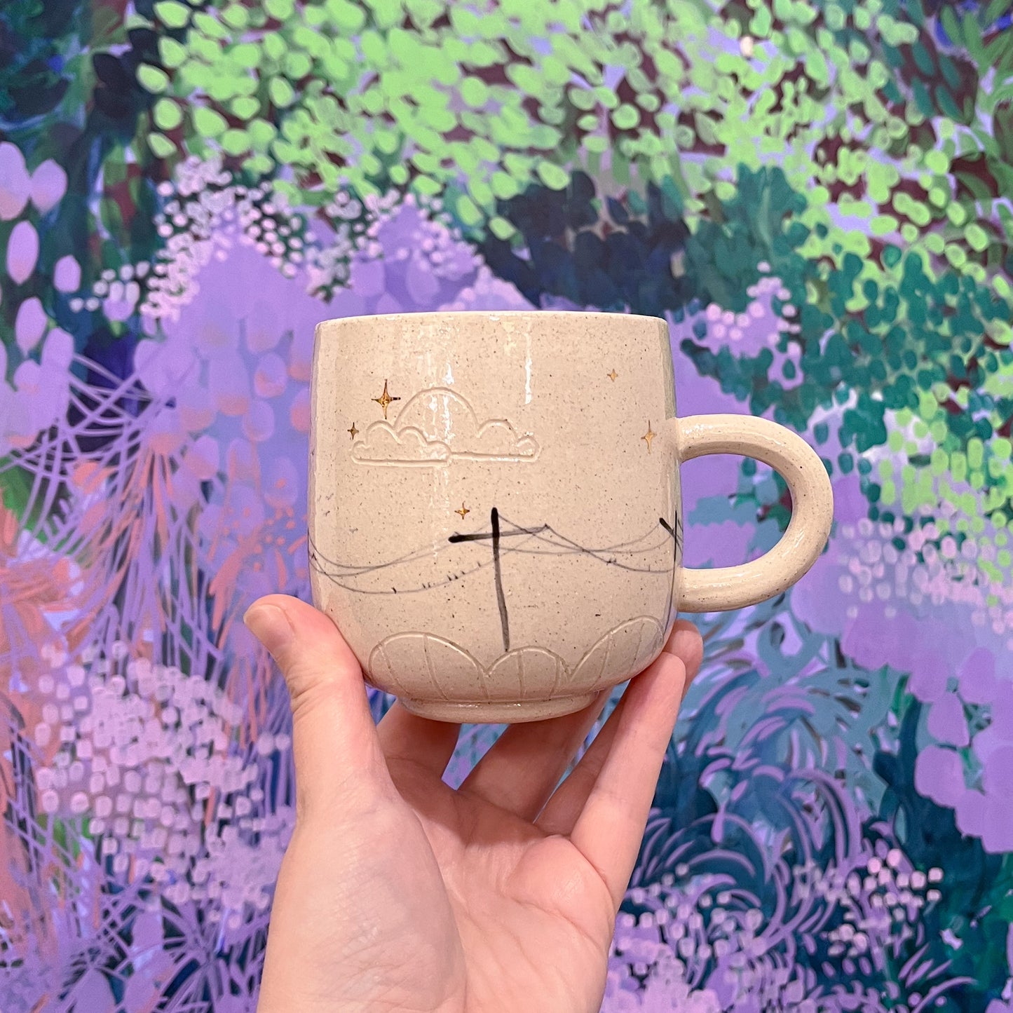 Gold Power Line Mug D