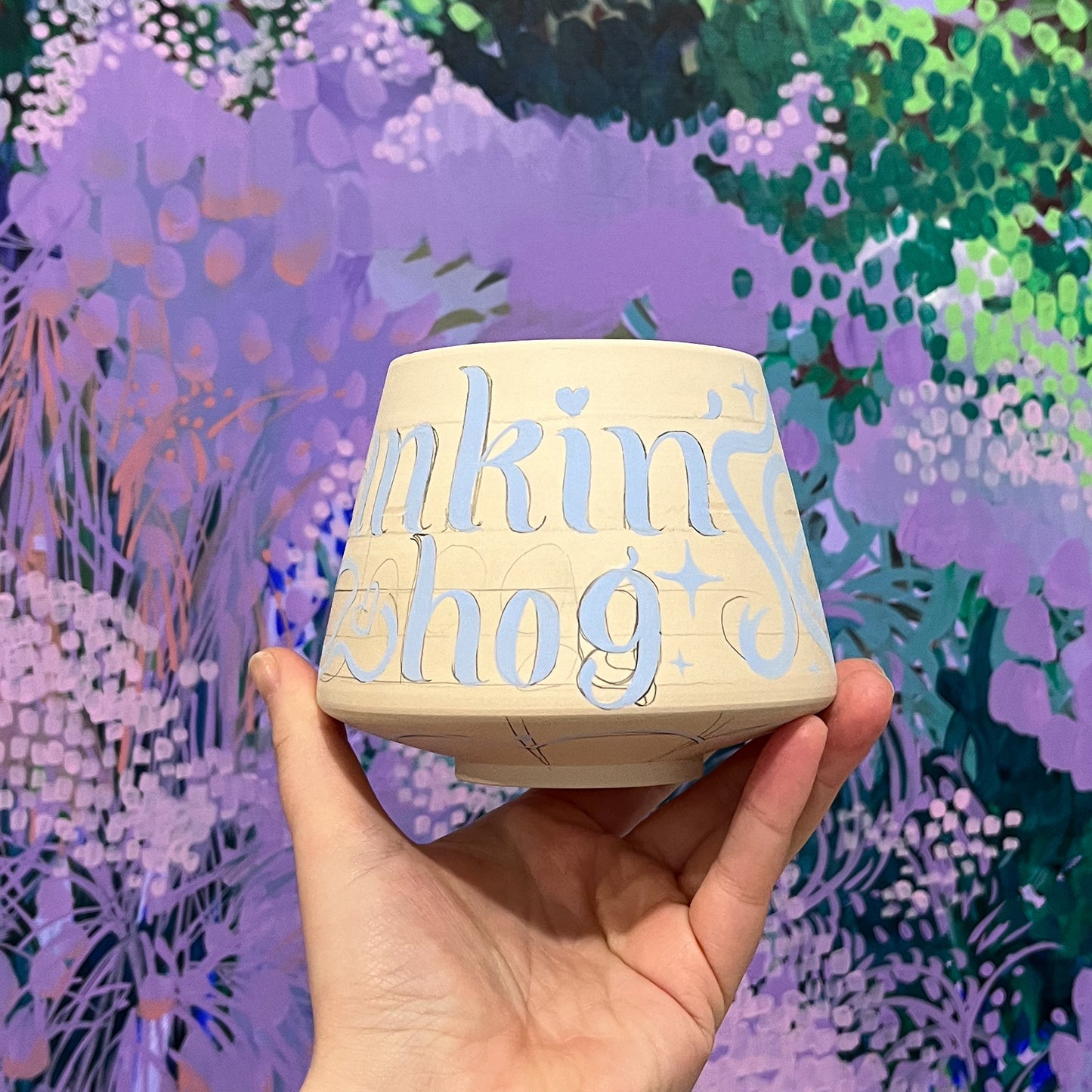 Navy Ribbon Cuss Mug Preorder