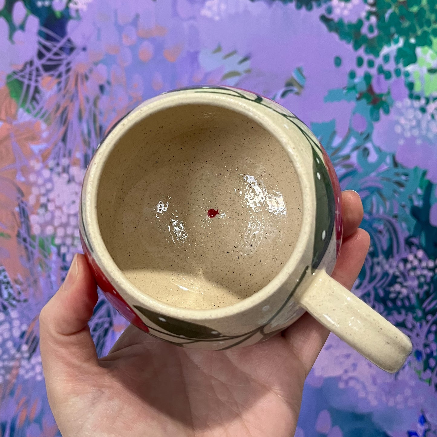 Green Pomegranate Mug