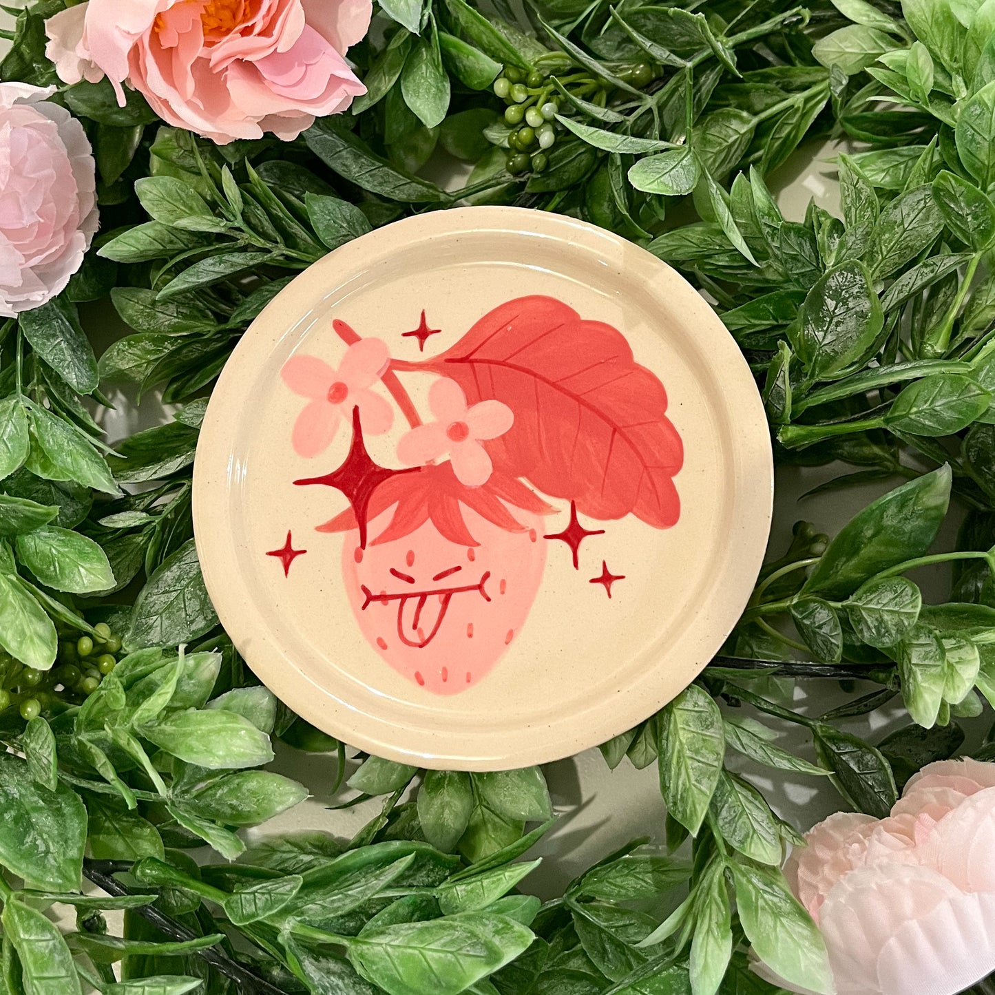 Silly Strawbebby Plate 1