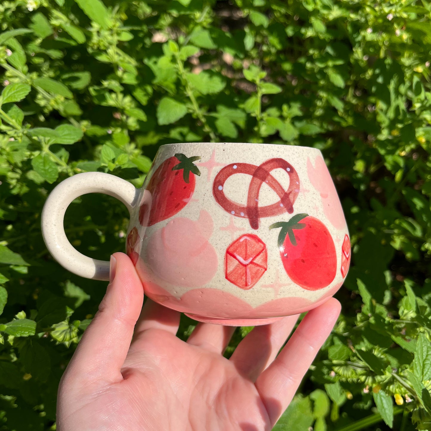 Strawberry Pretzel Salad Mug