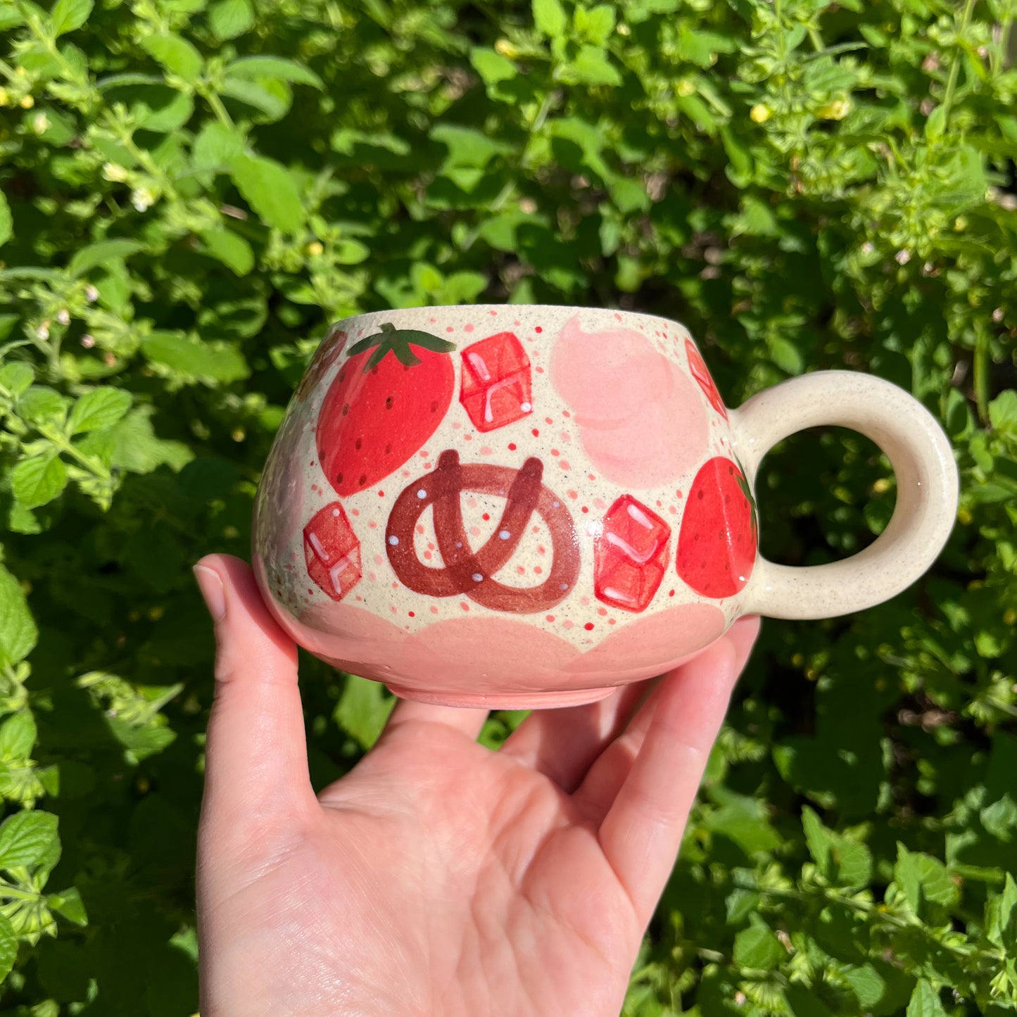 Strawberry Pretzel Salad Mug alt 1
