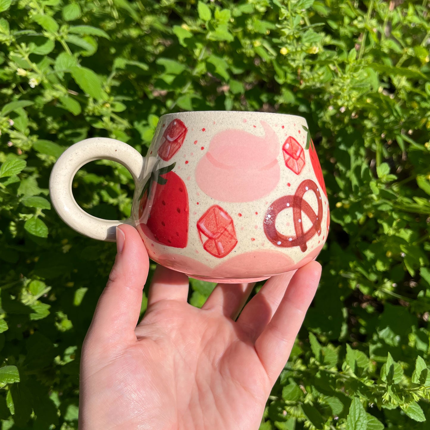 Strawberry Pretzel Salad Mug alt 2