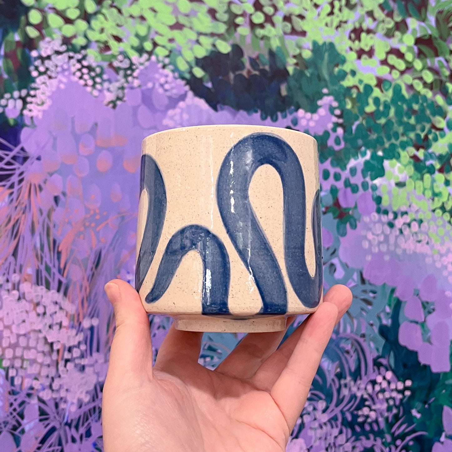 Blue Snake Mug B