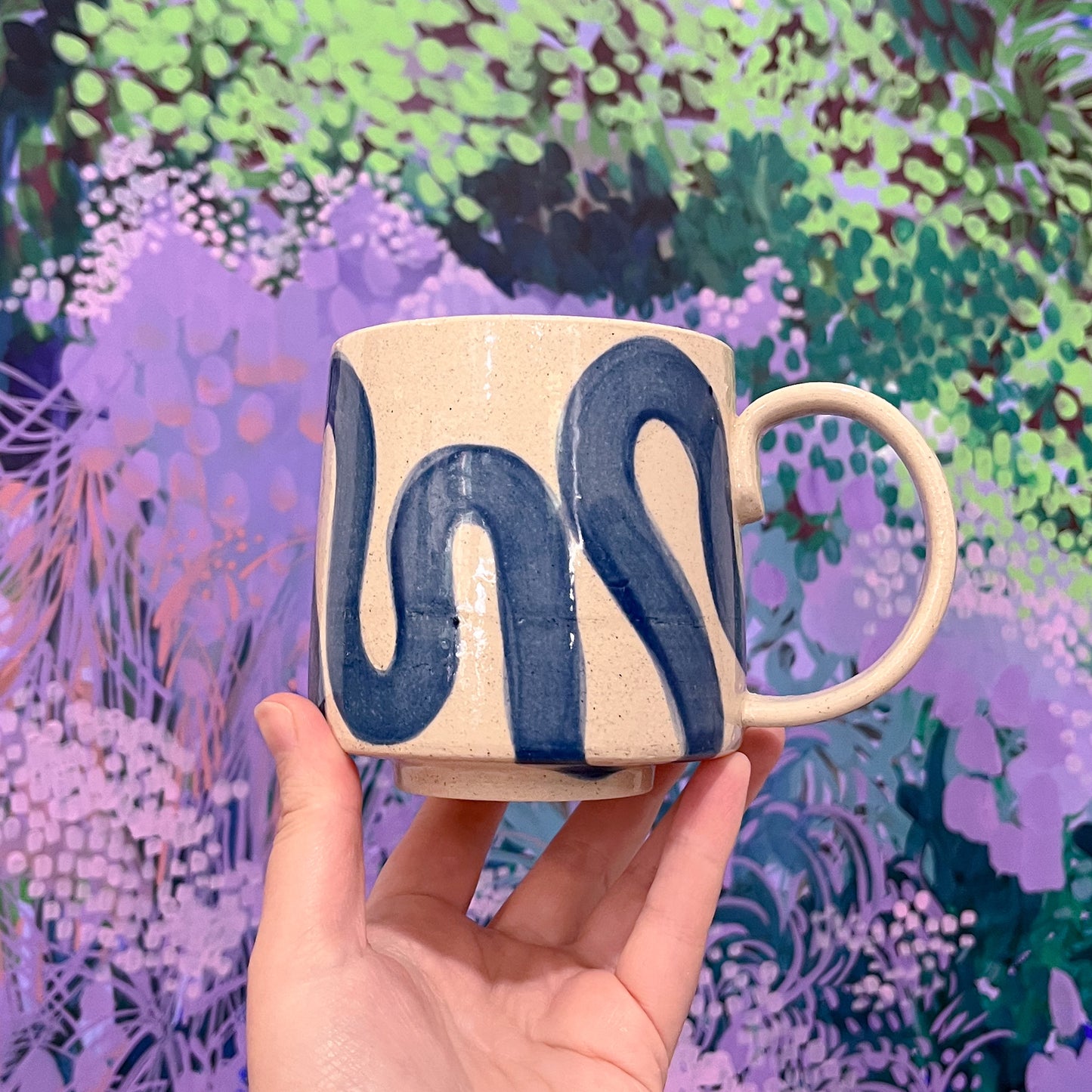 Blue Snake Mug B