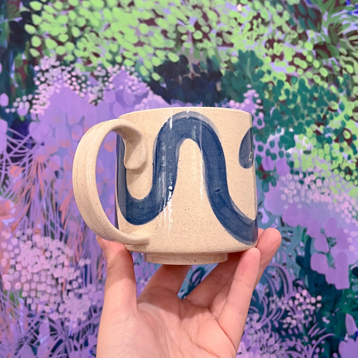 Blue Snake Mug B