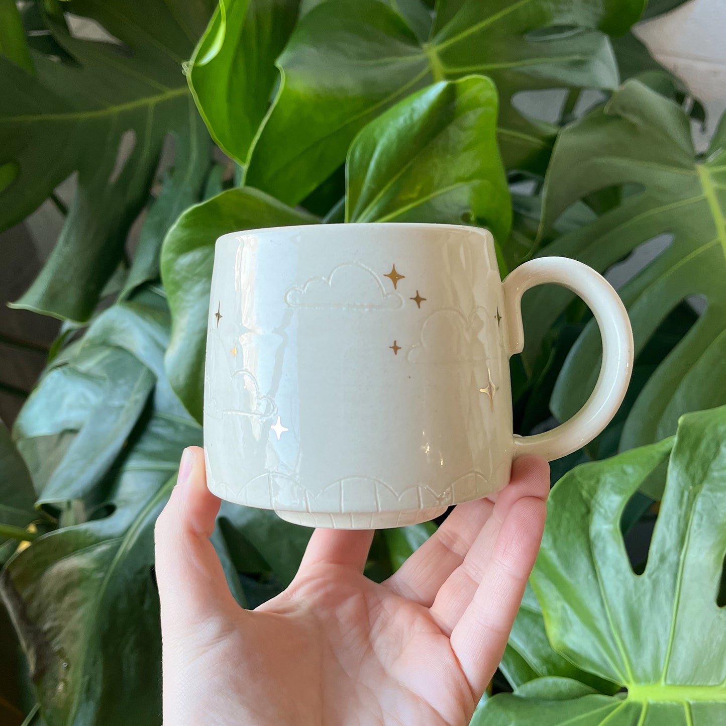 White Moon Mug