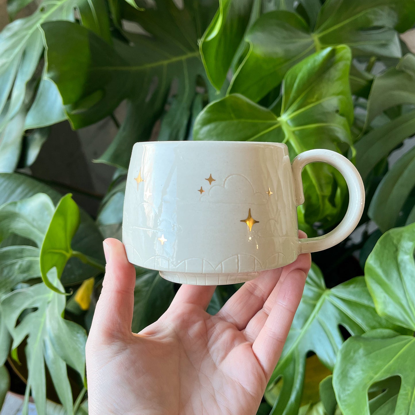 White Moon Mug