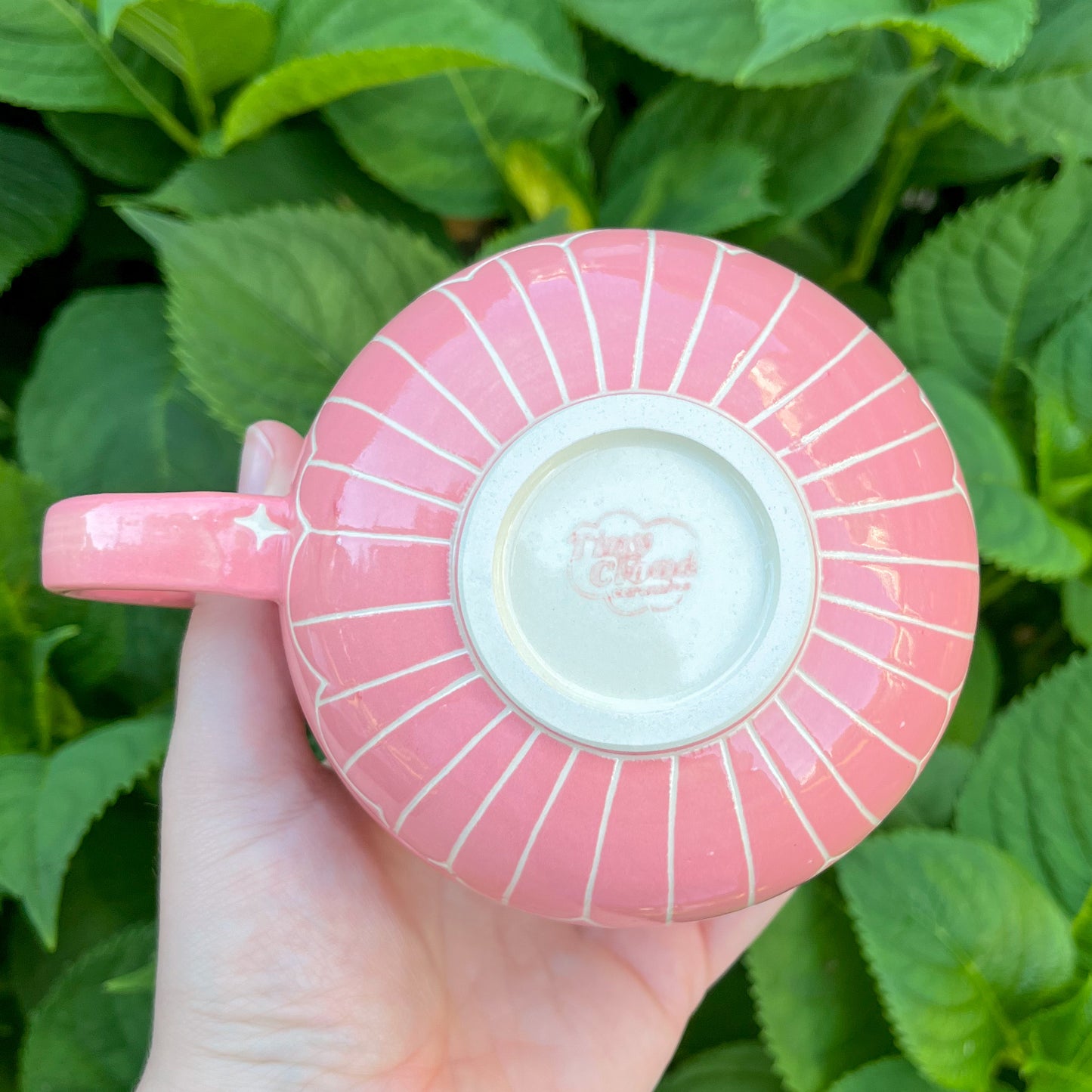 Cloud Bottom Pink Mug