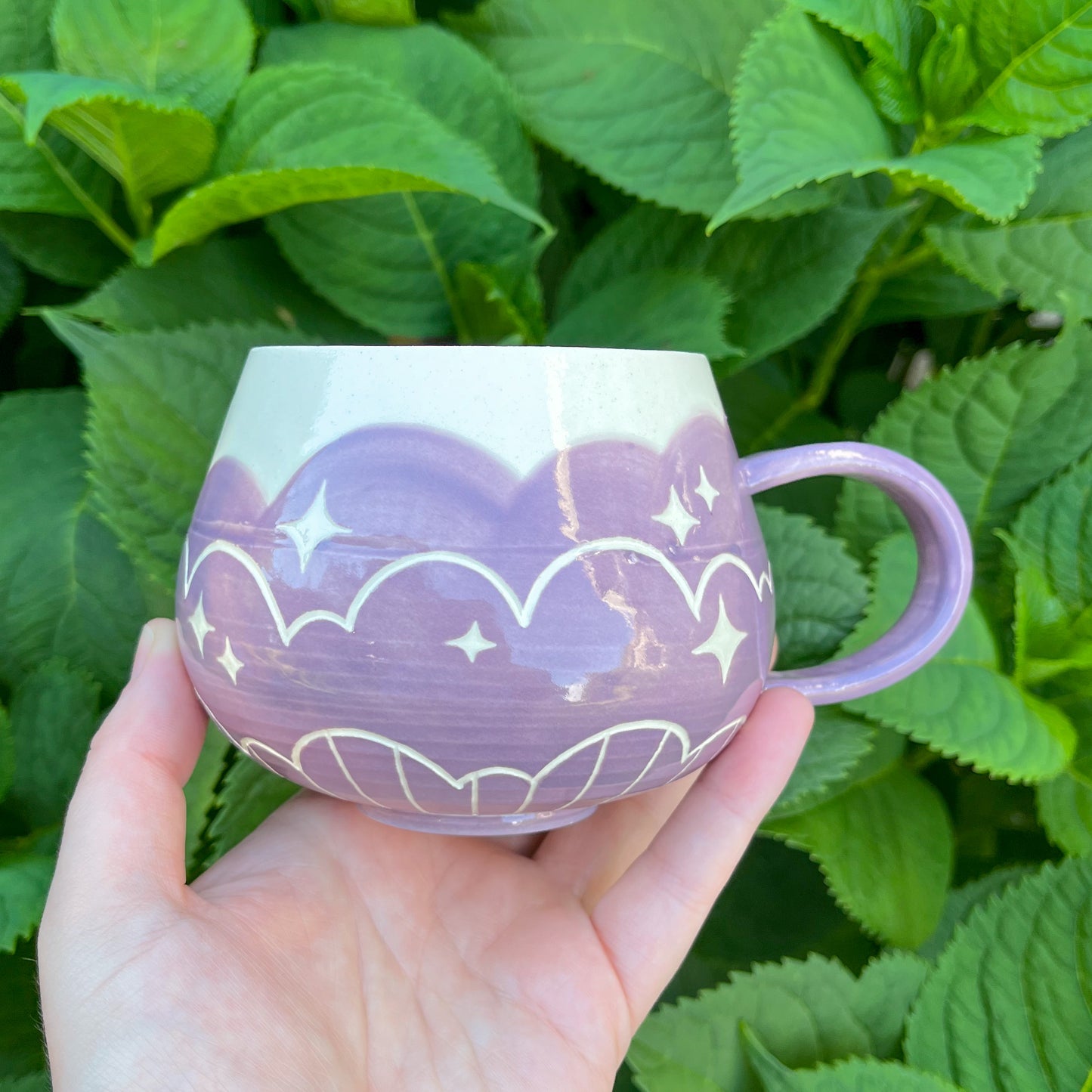 Cloud Bottom Lilac Mug
