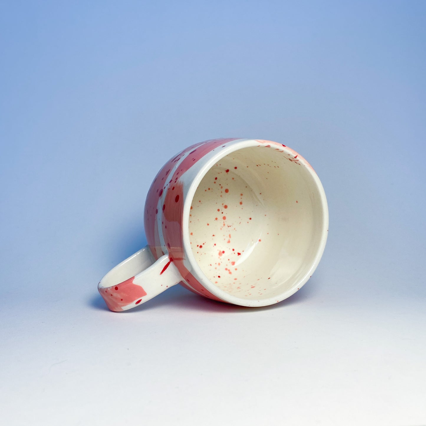 Valentimes Pink Brushy Mug 1