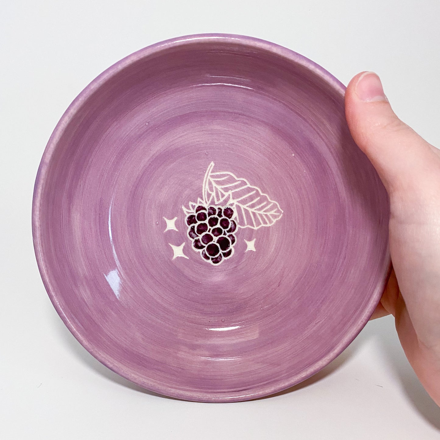 Lilac Blackberry Bowl