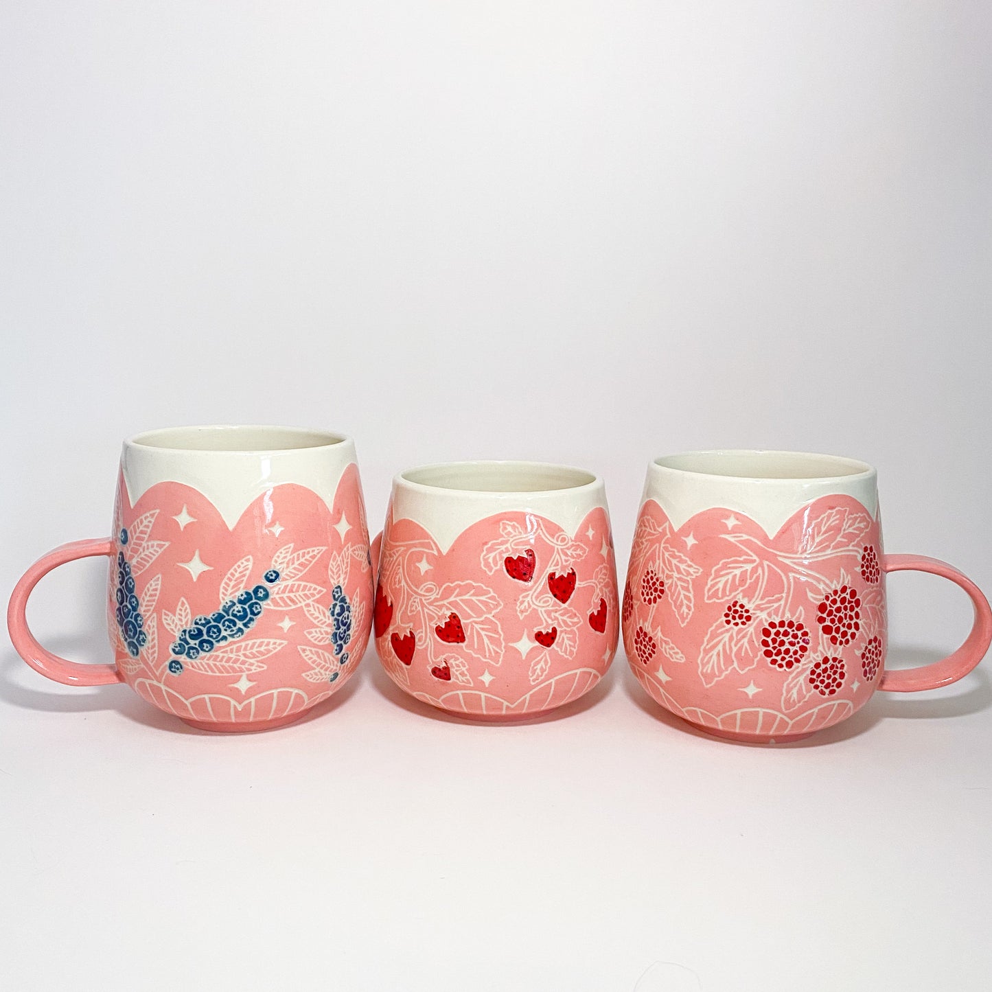 Pink Strawberry Mug