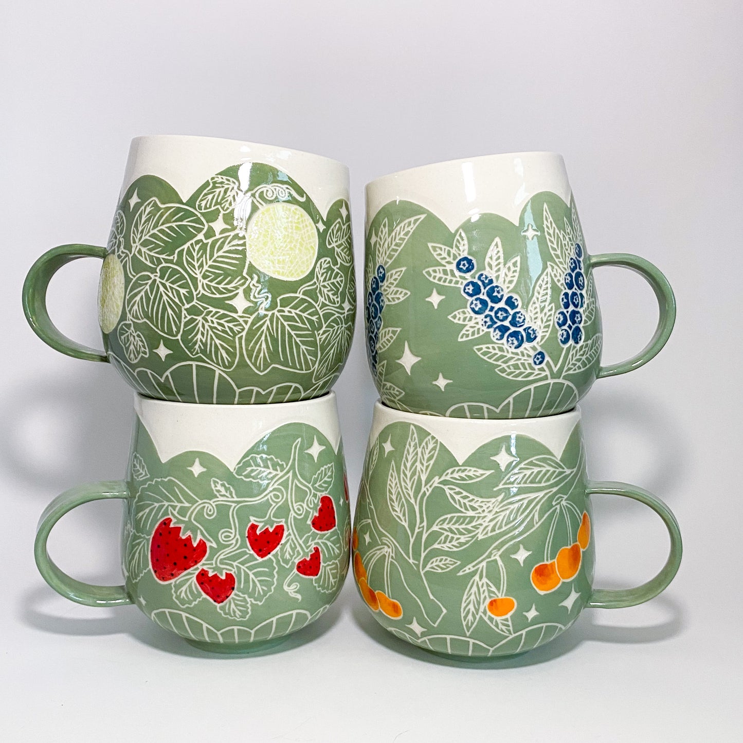 Green Melon Mug