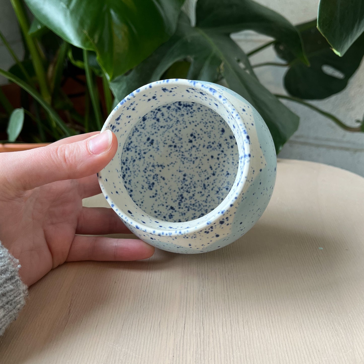 Blue Speckle Cup