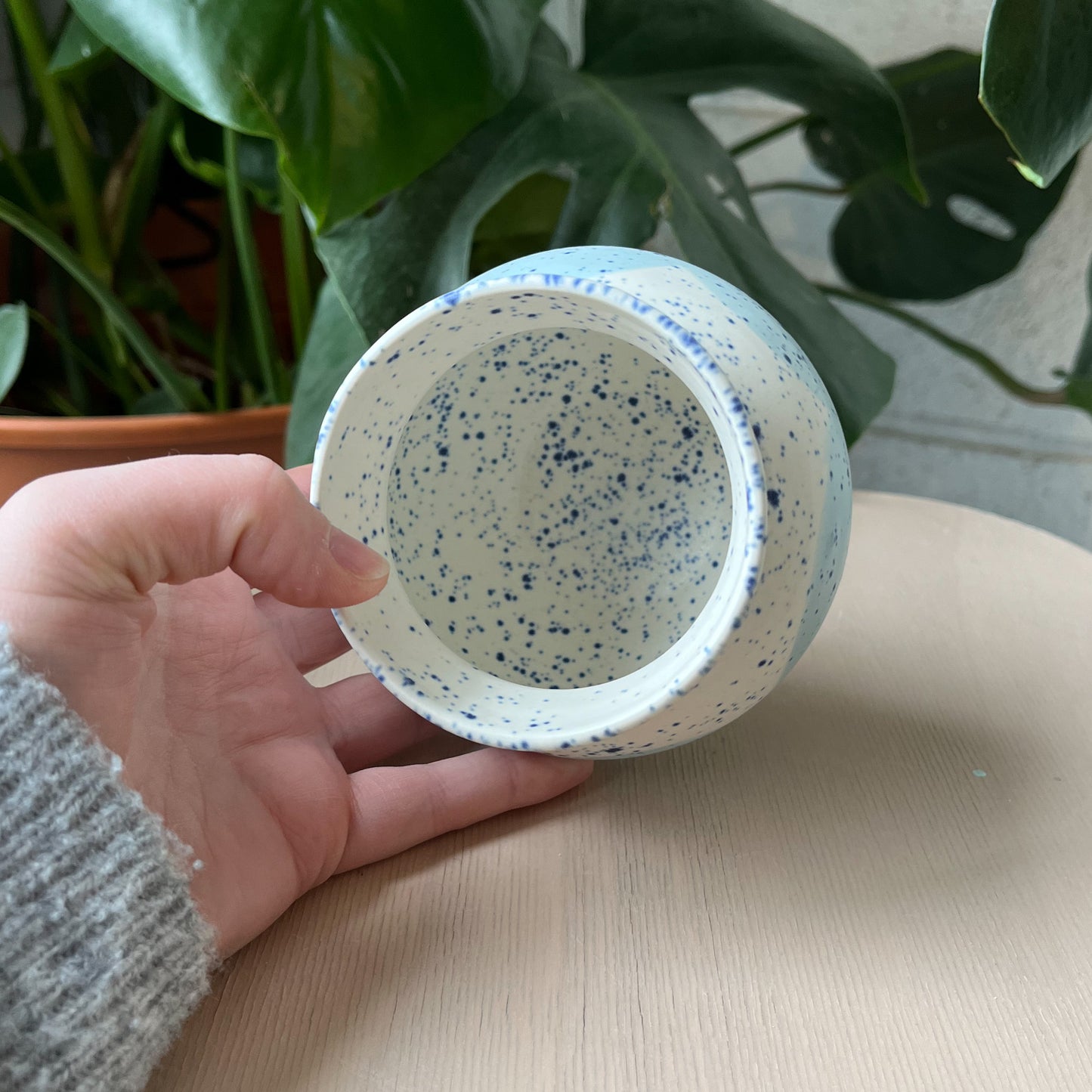 Blue Speckle Cup
