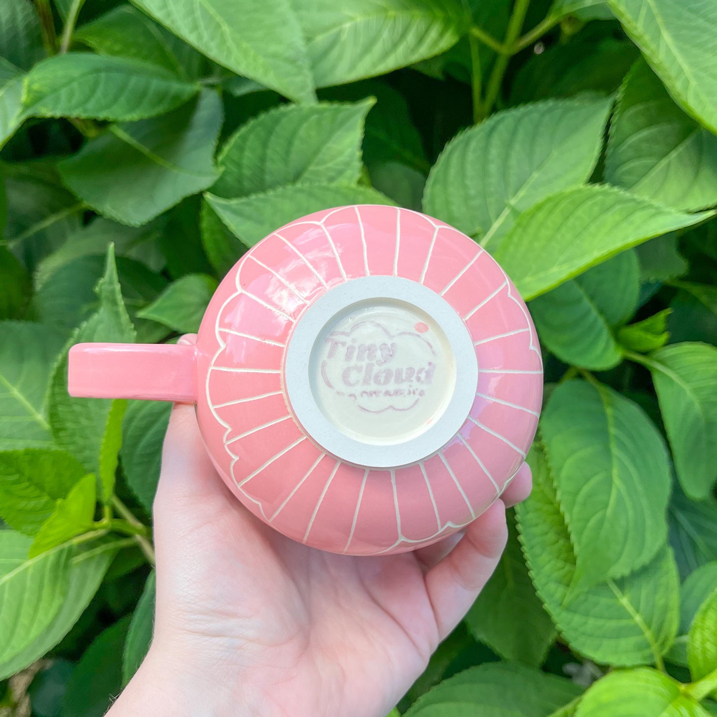 Pink Cloud Bottom Mug
