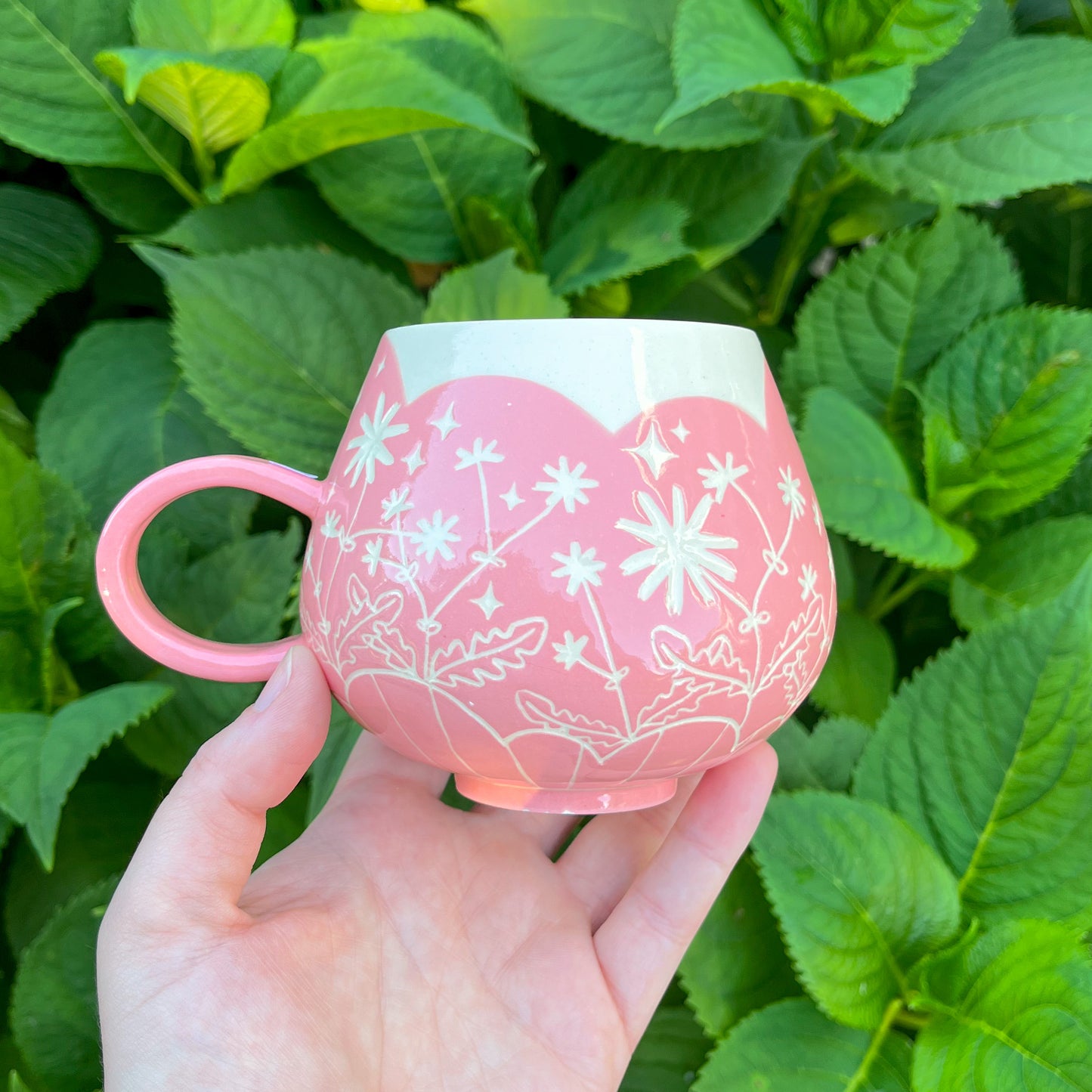 Pink Chicory Mug