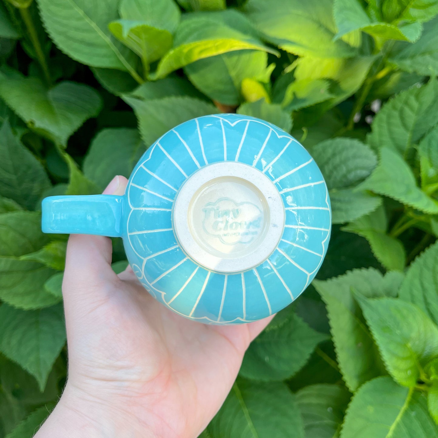 Blue Clover Mug