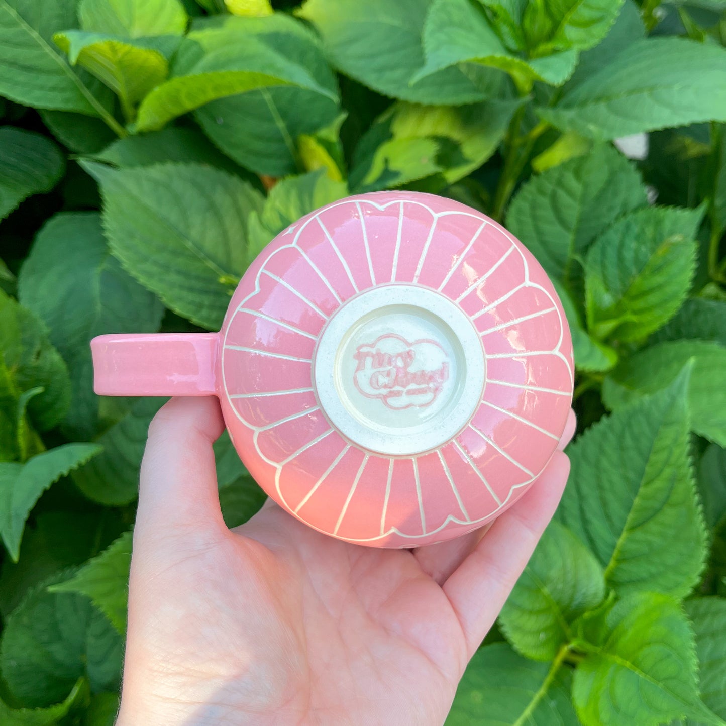 Pink Clover Mug