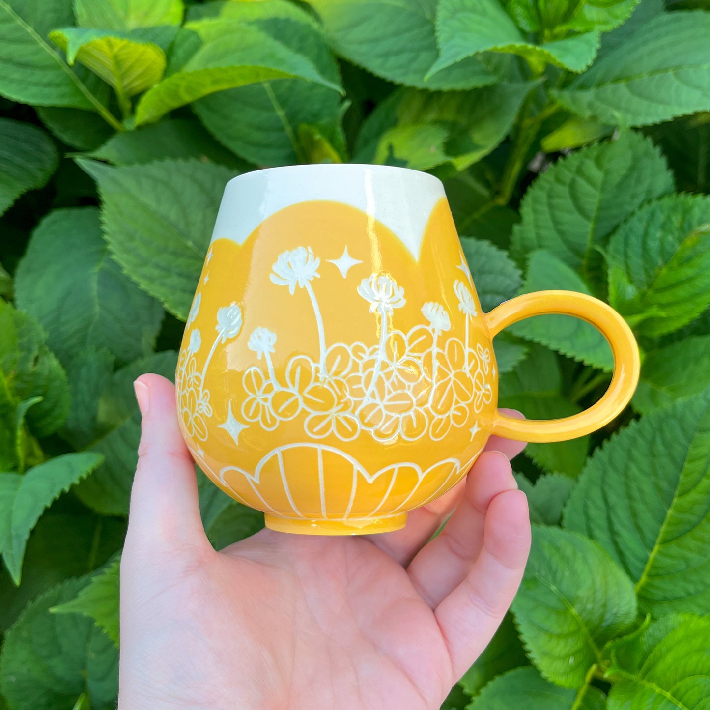 Yellow Clover Mug
