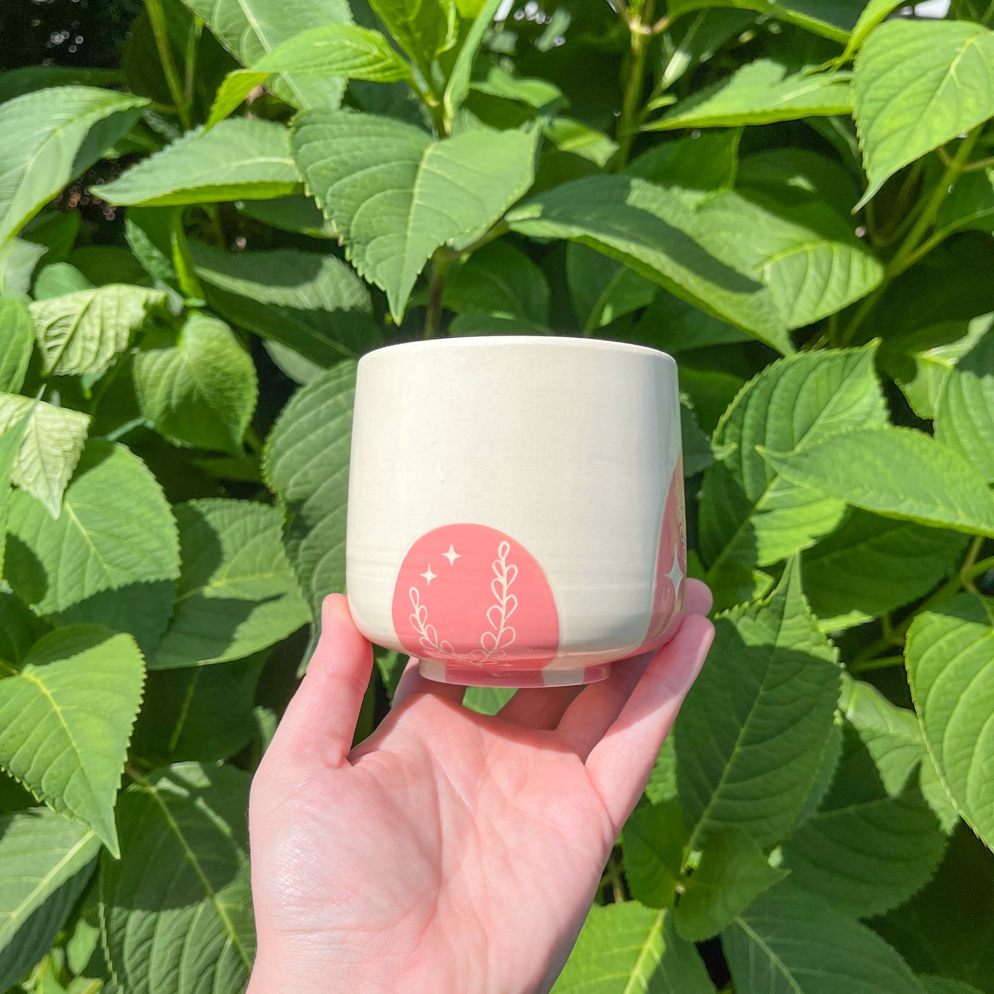 Pink Fern Mug