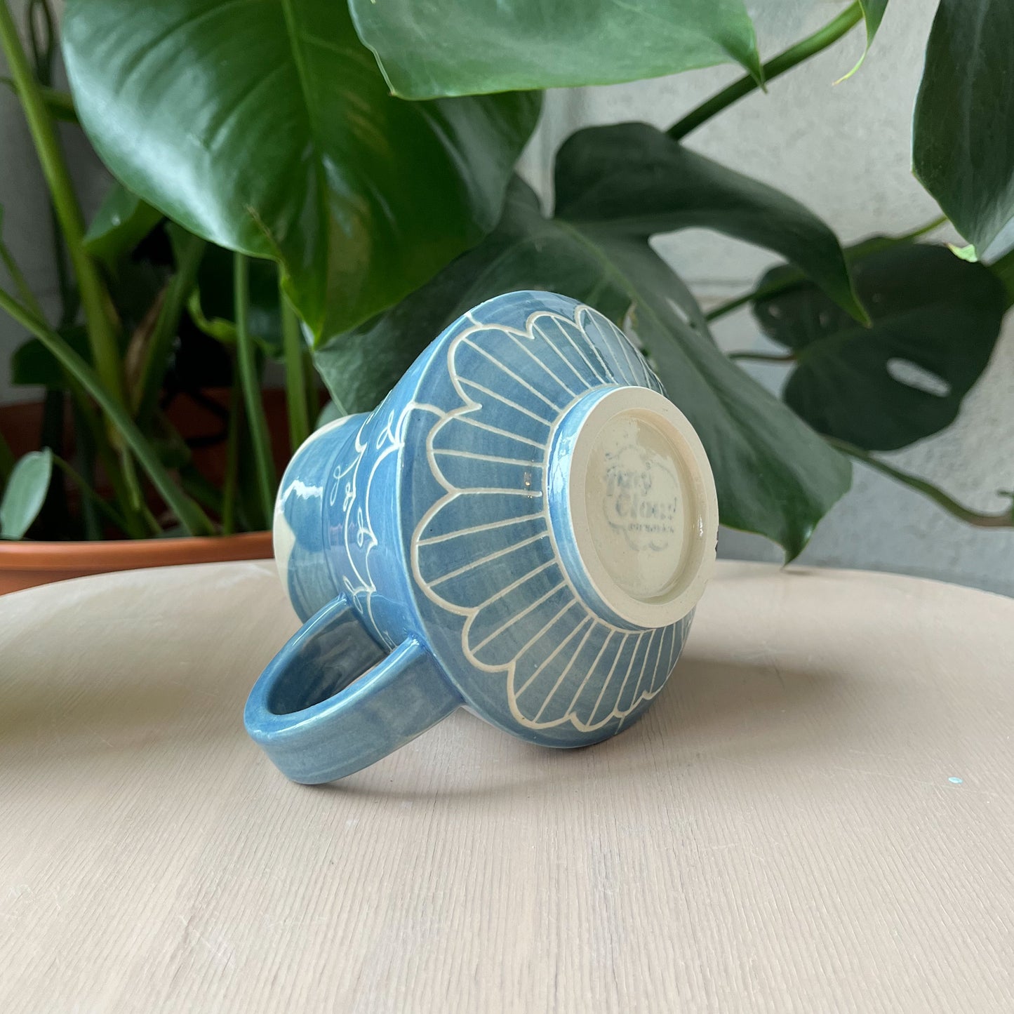 Blue Gooby Flared Mug