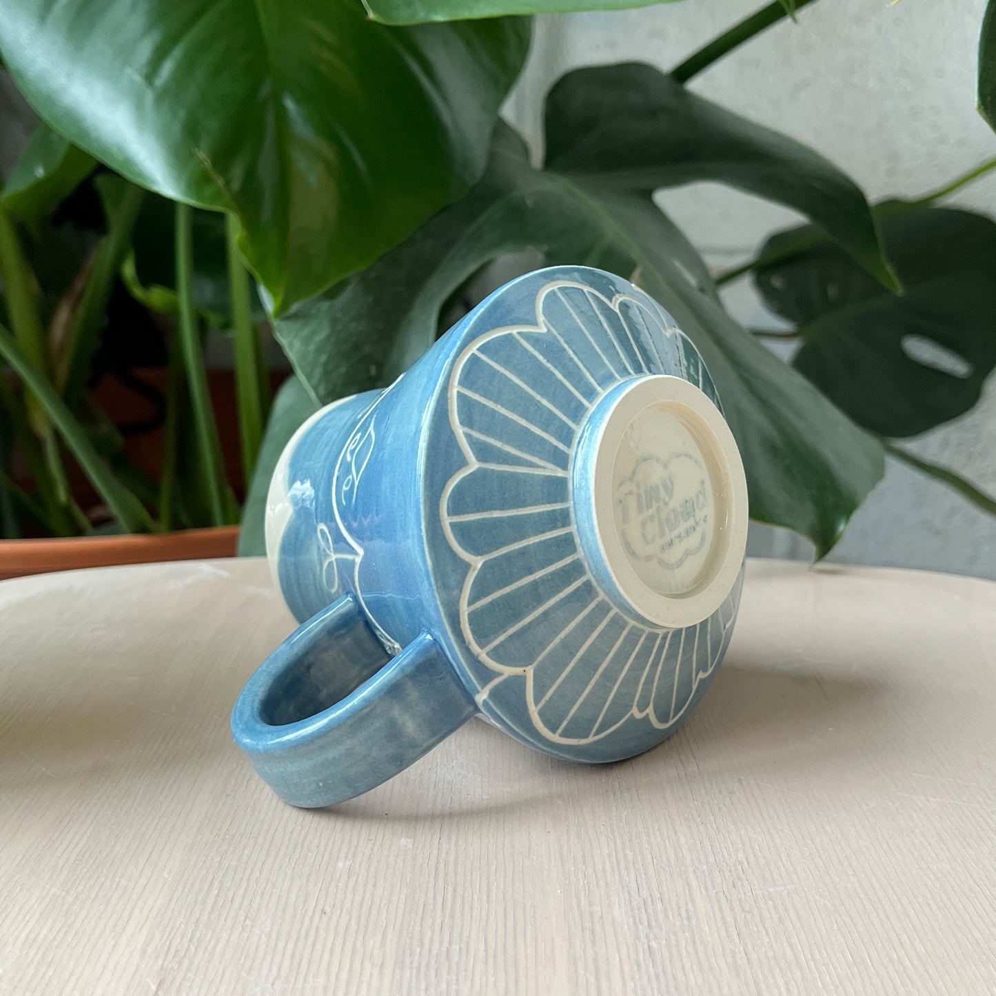 Blue Gooby Flared Mug