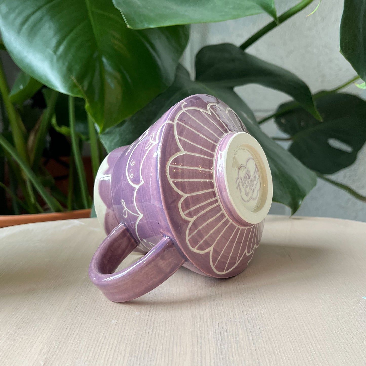 Purple Gooby Flared Mug