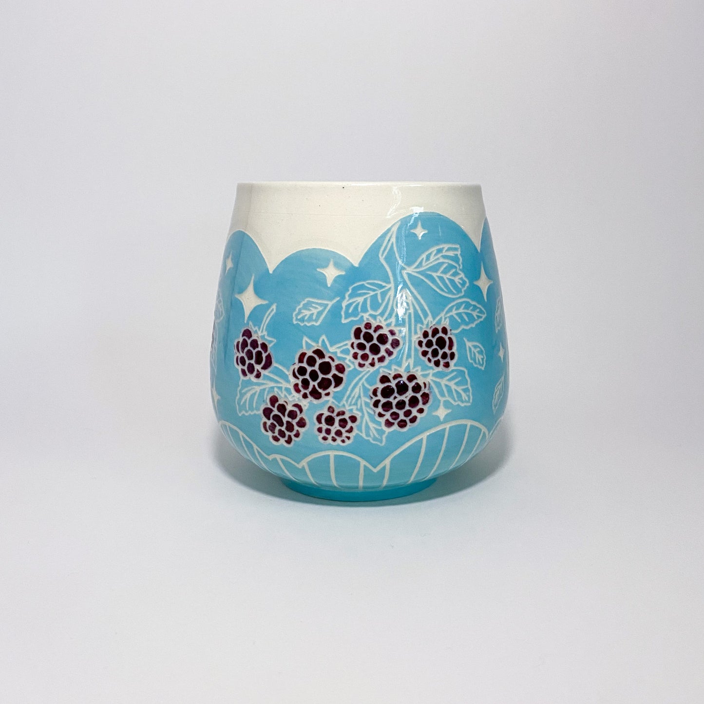 Blue Blackberry Mug