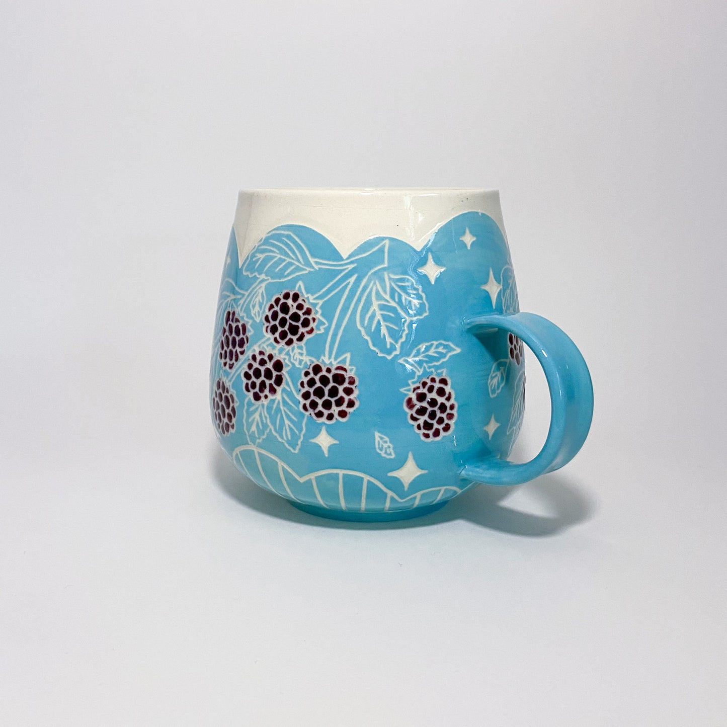Blue Blackberry Mug