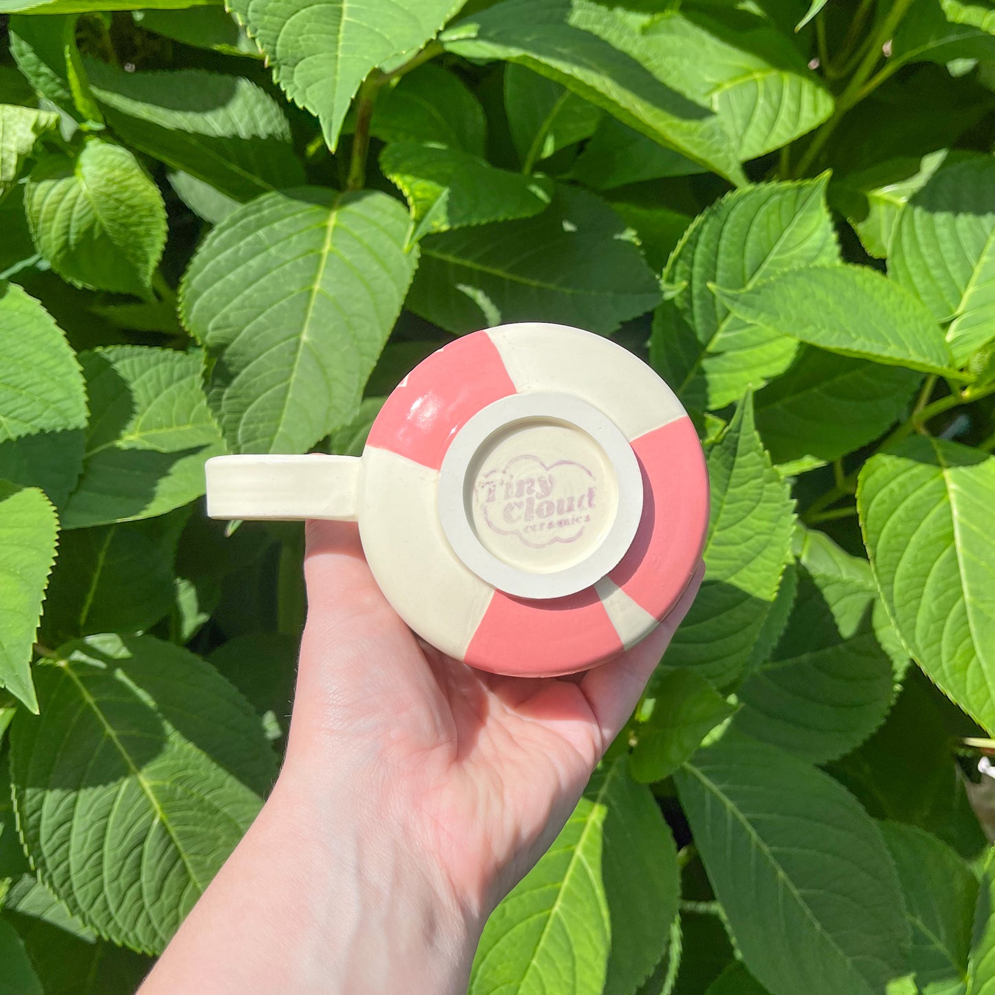 Pink Cloud Window Mug