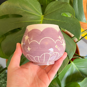 Purple Cloud Bottom Mug