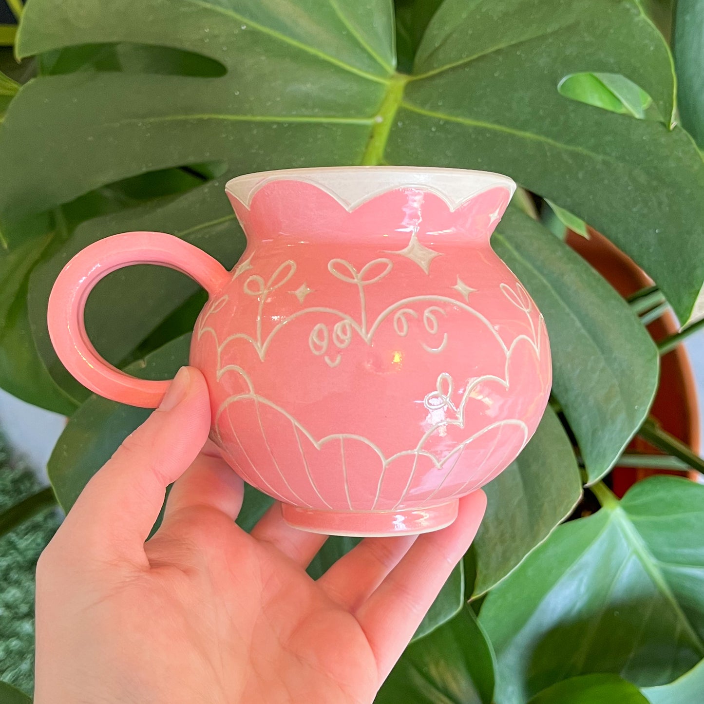 Pink Gooby Mug