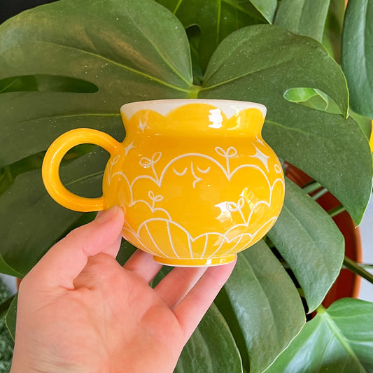 Yellow Gooby Mug