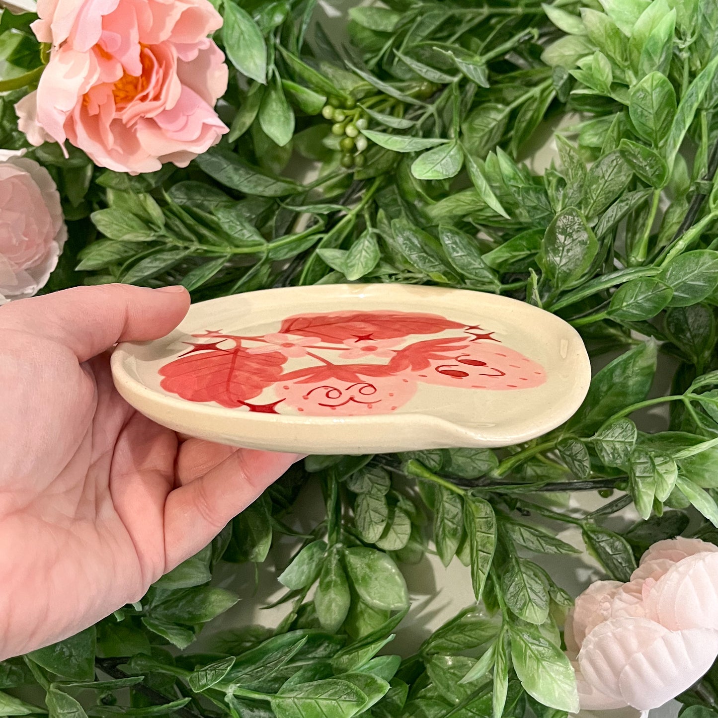 Silly Strawbebby Spoon Rest 4